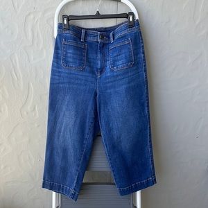 Talbots Flawless High-Waist Wide Crop 10P